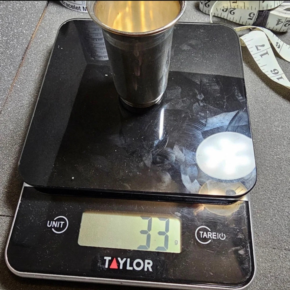 Vintage Norwegian 830S Silver Small Cup Hall Marked On Bottom 33 Grams - Picture 8 of 8